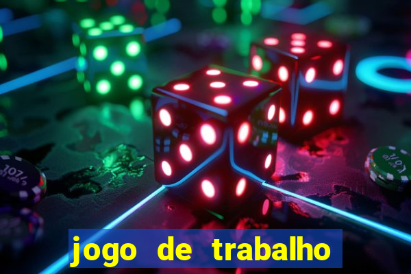 jogo de trabalho no escritório