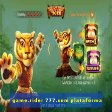 game.rider 777.com plataforma