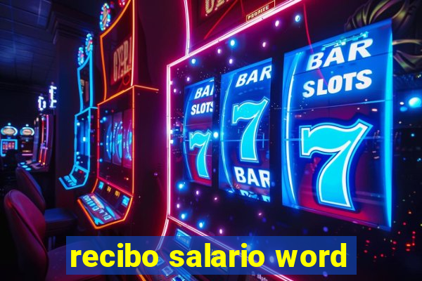 recibo salario word