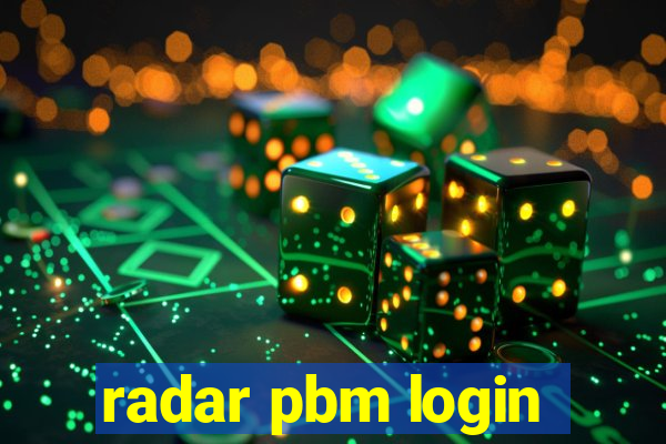 radar pbm login