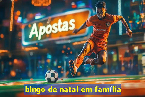 bingo de natal em família