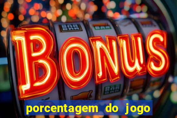 porcentagem do jogo fortune tiger